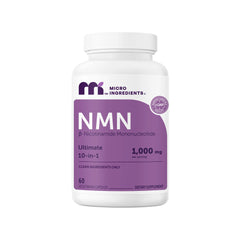 Micro Ingredients NMN Complex 1,000mg Per Serving, Veggie Capsules