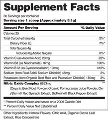 Nitric Oxide Organic Beets - Apple Flavor